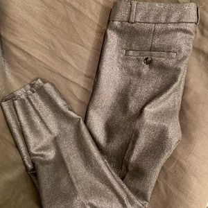 Banana Republic Silver Sparkle Avery Pant